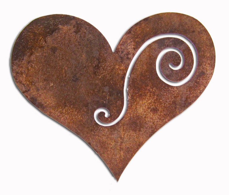 Rusty Heart Ornament