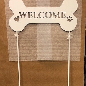 Metal Welcome Sign