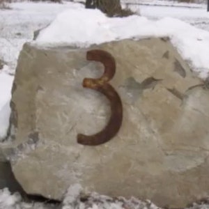 12 Rustic House Numbers / Letters set of 3 Arge Metal - Etsy