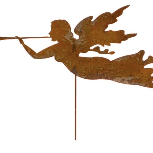 Metal Garden Angel Etsy