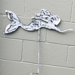 Mermaid Garden Statue or Wall Decor, Gift for her, Mom Gift