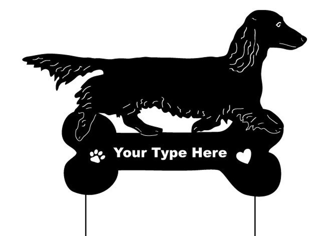 Long Haired Dachshund Garden Art or Wall Hanging Garden Etsy