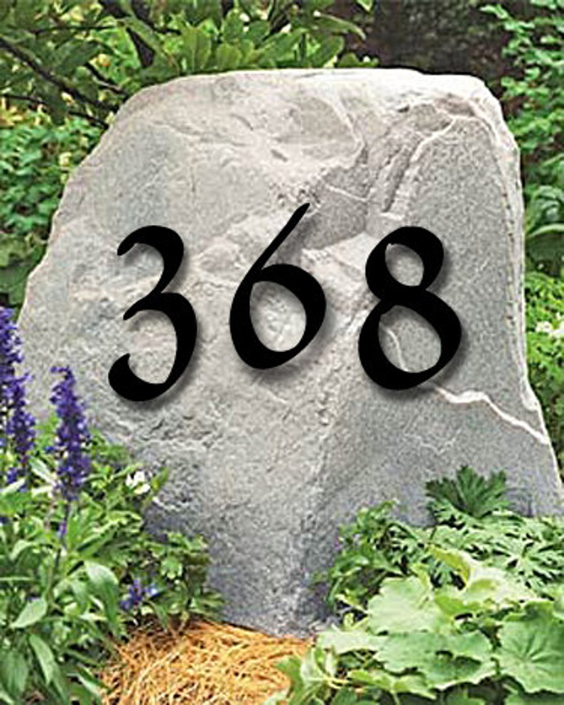 Address Street Numbers Small modern house numbers 2 up to 8 Set of 3 Metal House Numbers or Letters large Wedding Table Number