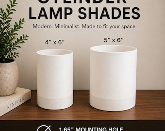 3D-utskriven cylinderformad lampskärm, modern minimalistisk ersättning, bordshängande sängdekoration