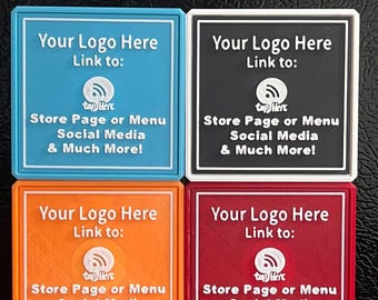 NFC-koelkastmagneet, aanpasbaar, digitaal menu, socialmedialink