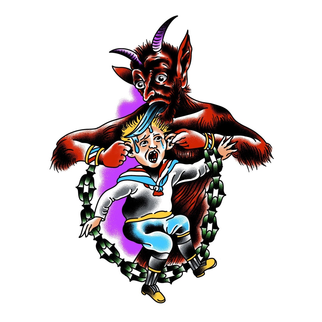 KRAMPUS KRAMPUSNACHT CHRISTMAS Printable Etsy
