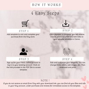 Elegant rosa bandinbjudningsmall Babyshower Canva-mall Coquette Babyshower-inbjudan Canva redigerbar digital nedladdning bild 8