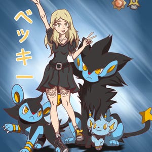 Cadeau d'anniversaire, Illustration de l'équipe Pokémon, Illustration d'anime personnalisée, Portrait personnalisé, Dessin manga, Dessin anime, Cadeau Pokémon