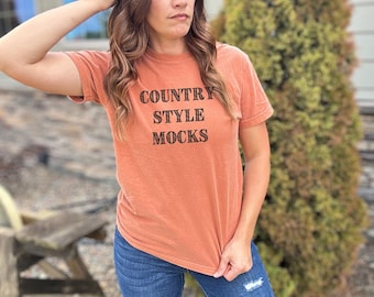 Comfort Colors Yam 1717 Mockup
