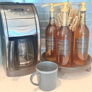 Premium Vanilla Coffee Syrup – Rich, Smooth Flavor for Lattes & Iced Coffee