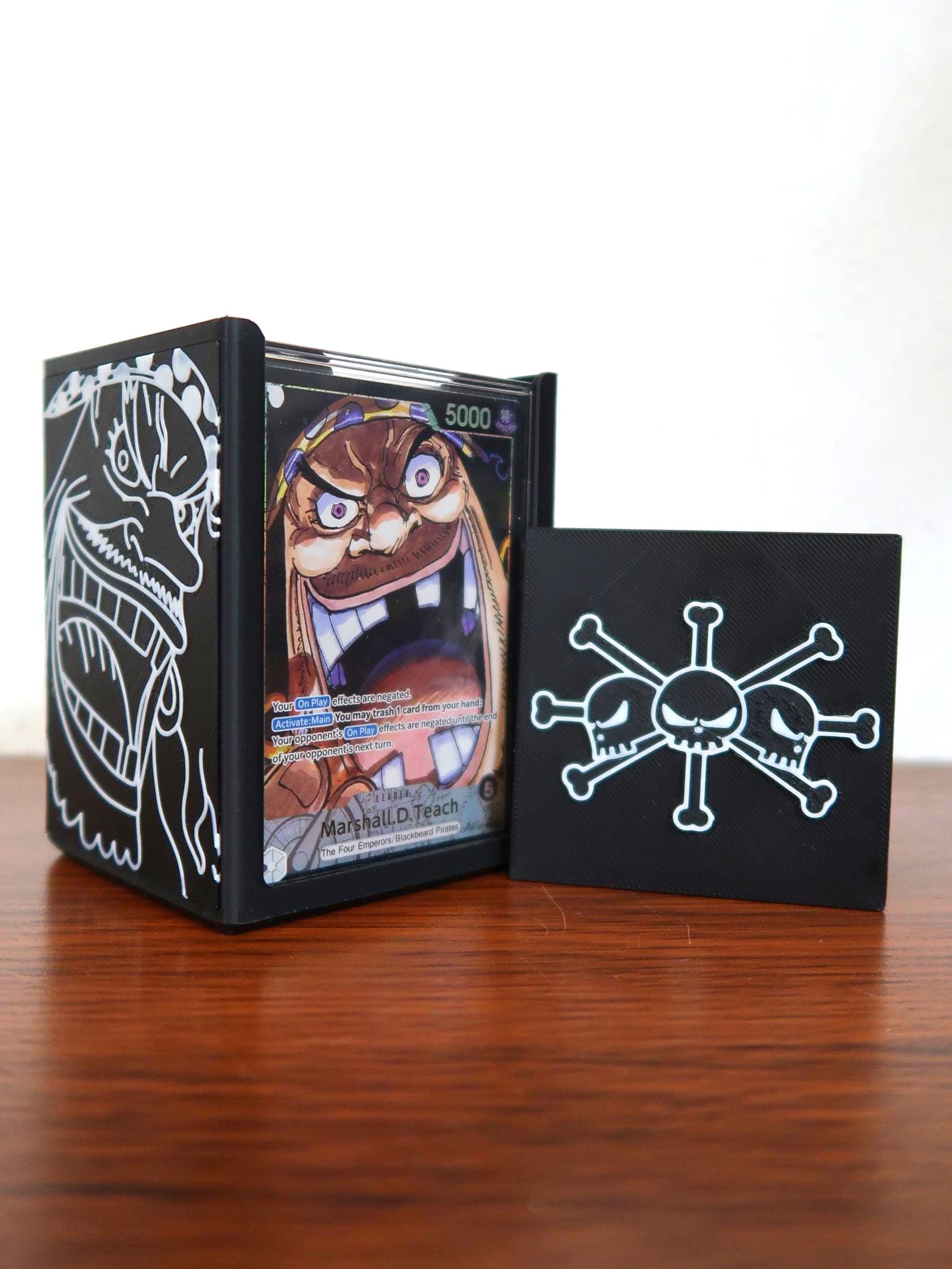 One Piece Deck Box Blackbeard - Etsy