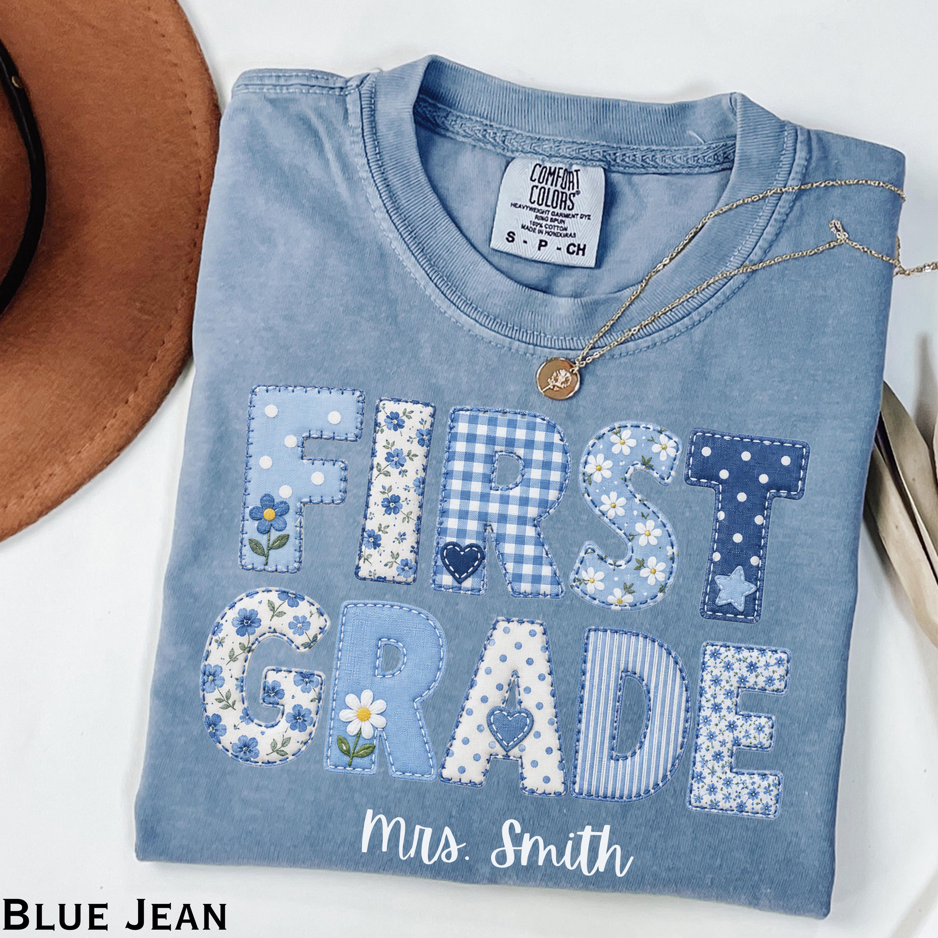 Patchwork Name Shirt - Etsy