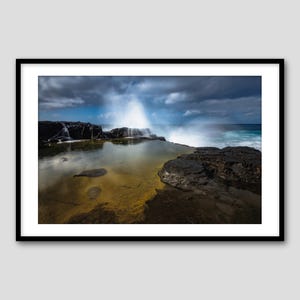 Gran Canaria Coastline Burst – Stampa fotografica artistica / Gran Canaria / Hahnemühle Pearl / Colore / Lunga esposizione Coastline