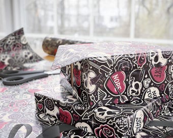 Anti-Valentine&#39;s Day Wrapping Paper: Sarcastic Emo Gift Wrap