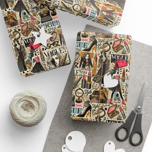 Vogue Fashion Magazine Wrapping Paper: Chic Gift Wrap Roll image 3