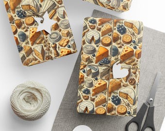 Cheese Wrapping Paper: Foodie Gift Wrap