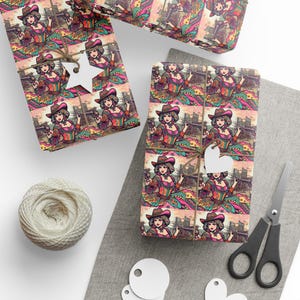 Cowgirl Wrapping Paper: Western Rodeo Gift Wrap