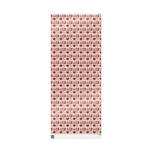 Vintage Valentine's Wrapping Paper: Nostalgic Love-Themed Gift Wrap image 4