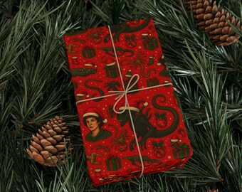 Sci-fi Horror Christmas Wrapping Paper