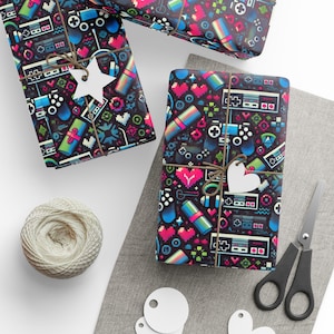 Gamer Wrapping Paper: Video Game Gift Wrap