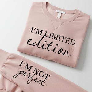 Boho Positive Quote PNG Design, Non sono perfetto, sono arte a sublimazione in edizione limitata, grafica motivazionale per l'amor proprio, regalo per le donne