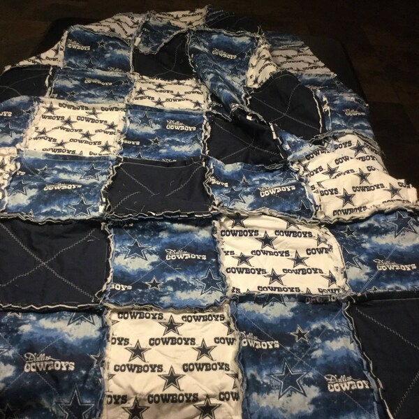 Dallas Cowboys Rag Quilt