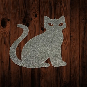 Halloween Black Cat Decoration – Spooky Indoor/Outdoor Decor