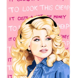 DOLLY PARTON Pop Art Print