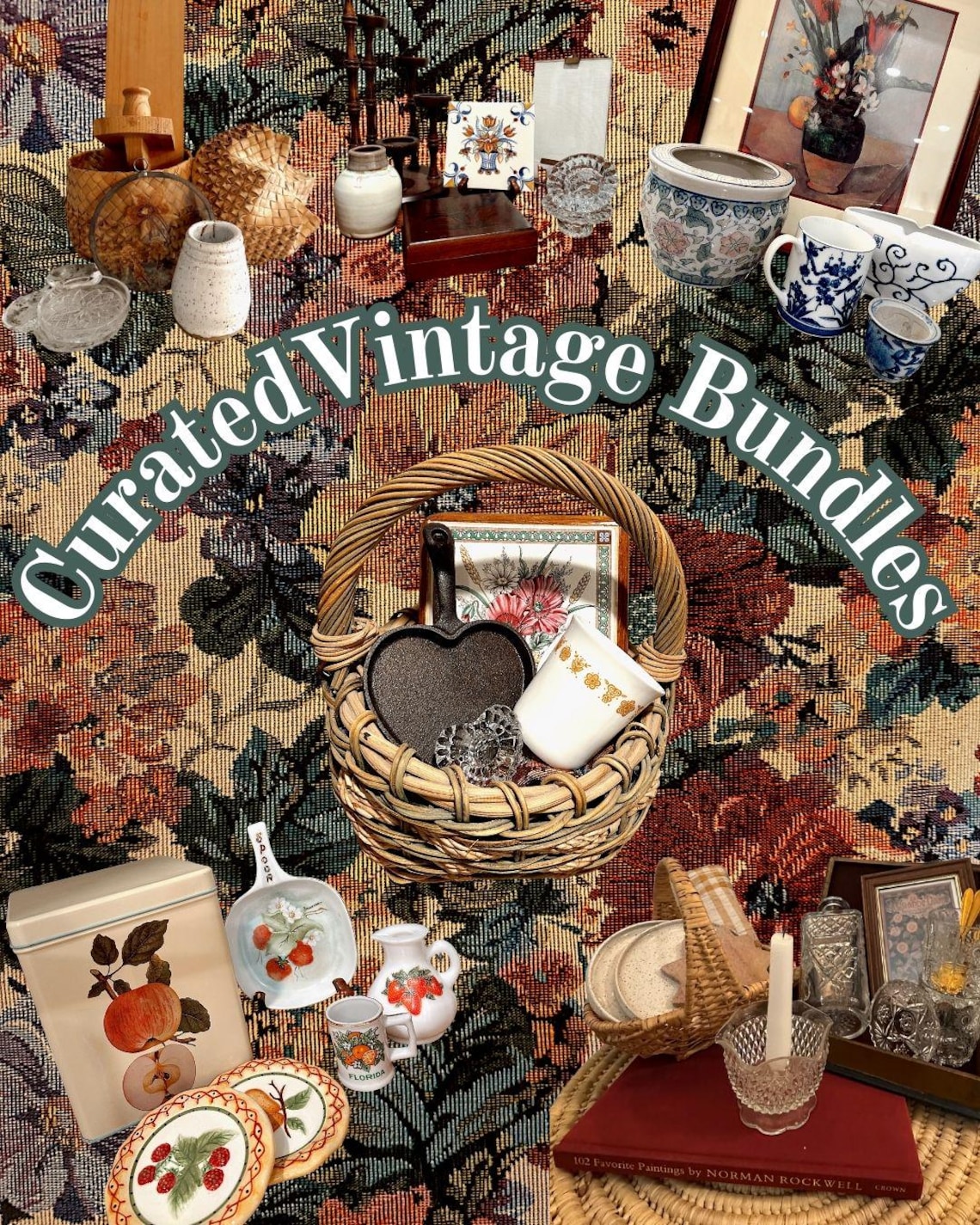 Curated Vintage Bundles | Personalized Housewares | Home Goods Bundle ...