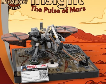 InSight/Space Probe/Mars lander/Display model/MOC-MX01-104467/Lego/Digital pdf/instructions Download/building instructions