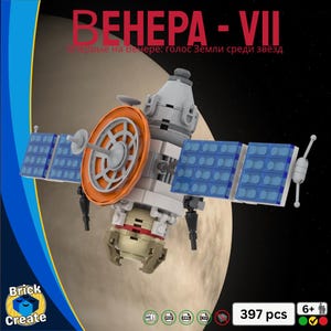 Venera 7 / MOC / Space Probe / Display Model / MOC-DP10-94478 / Lego / Digital pdf / instructions Download / building instructions
