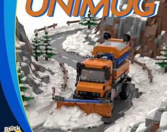 Unimog MOC PDF Instructions | 817pcs | Snow Plow & Street Cleaning Modules | Digital Building Guide | LEGO | Instructions