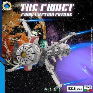 De Comet V2.0 / Ruimtesonde / Displaymodel / MOC-DP01-140579 / Lego / Digitale pdf / Instructies downloaden /