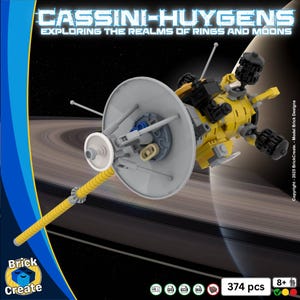 Cassini - Huygens/Ruimtesonde/Displaymodel/MOC-DP29-93528/Lego/Digitale pdf/Instructies downloaden/Bouwinstructies
