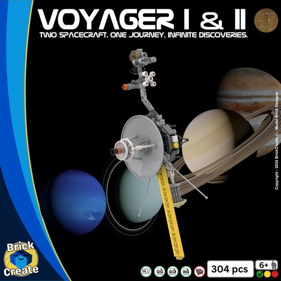 Voyager I-II / Space Probe / Display Model / MOC-DP25-93539 / Lego