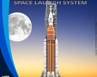 MOC Mobile Launcher for NASA's Space Launch System / digital pdf Lego manual instructions for building blocks / MOC-DP02-136982