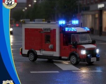 MOC Ambulance /digital PDF Lego manual instructions for building blocks / MOC-FB02-130425 / Construction Site