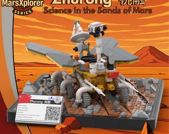 Zhurong/Space Probe/Mars lander/Display Model/MOC-MX02-104213/Lego/Digital pdf/instructions Download/building instructions