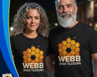 James Webb Telescope T-Shirt - Space Oil Painting Design - High-Quality Unisex Astronomy Shirt - JWST Mirror Art - Deep Space Print