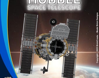 Hubble Space Telescope Small / Space Probe / Display Model / MOC-DP15-105060 / Lego / Digital pdf / instructions / building instructions