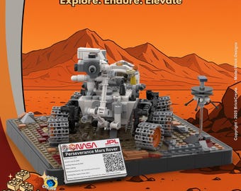 Perseverance & Ingenuity/Space Probe/Mars lander/MOC-MX04-104016/Lego/Digital pdf/instructions Download/building instructions