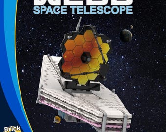 WEBB Space Telescope / JWST / Space Probe / Display Model / MOC-DP16-104352 / Lego / Digital pdf / instructions Download