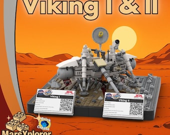 Viking/Space Probe/Mars lander/Display model/MOC-MX07-99099/Lego/Digital pdf/instructions Download/building instructions