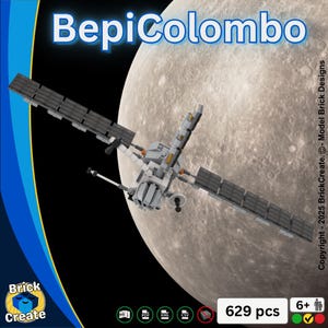 BepiColombo / Ruimtesonde / Displaymodel / MOC-DP12-96812 / Lego / Digitale pdf / Instructies downloaden / Bouwinstructies