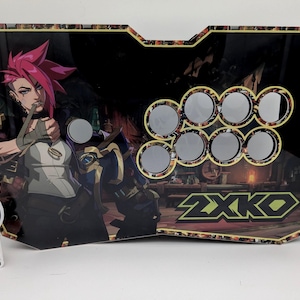 2xko VI Arcade-joystickbehuizing, aangepaste fightstickbehuizing.
