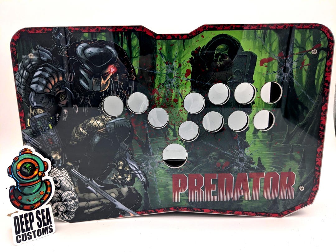 Predator All Button Arcade Joystick Case, Custom Fight Stick Housing ...