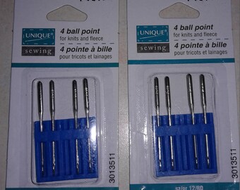 2 Packages of Ball Point Sewing Machine Needles