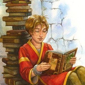 Reading the Practical Guide 8.5 x 11 Print