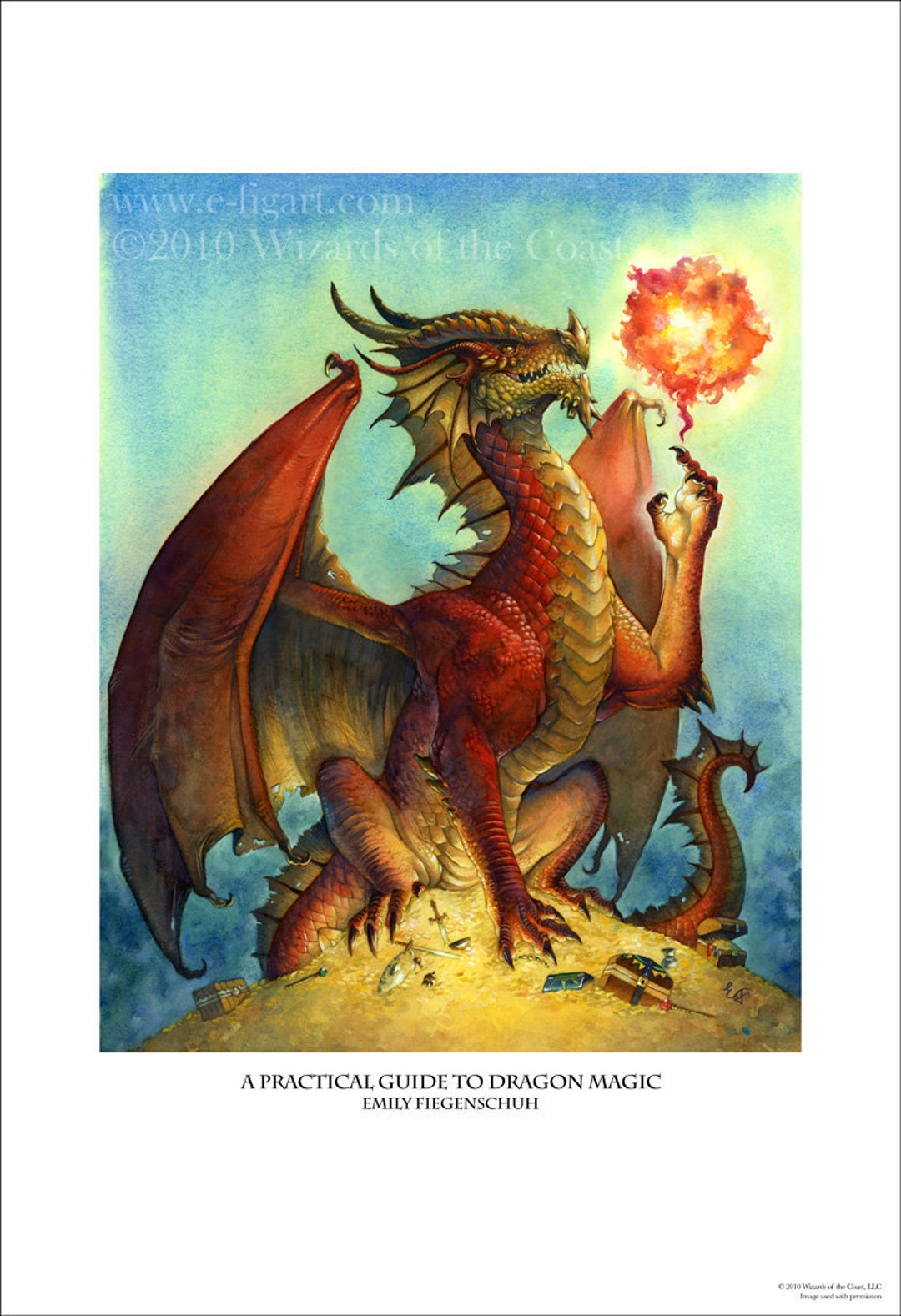 Dragon Magic Print - Etsy