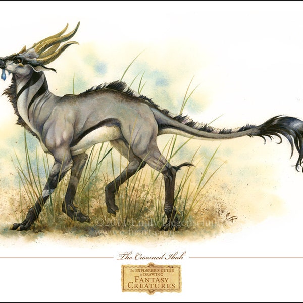 The Crowned Ibak-Print